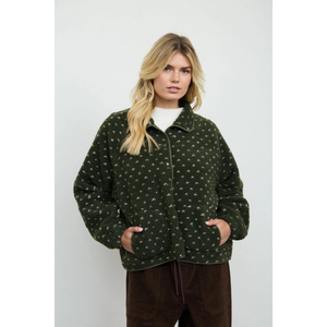 Sherpa Dot Snap Jacket