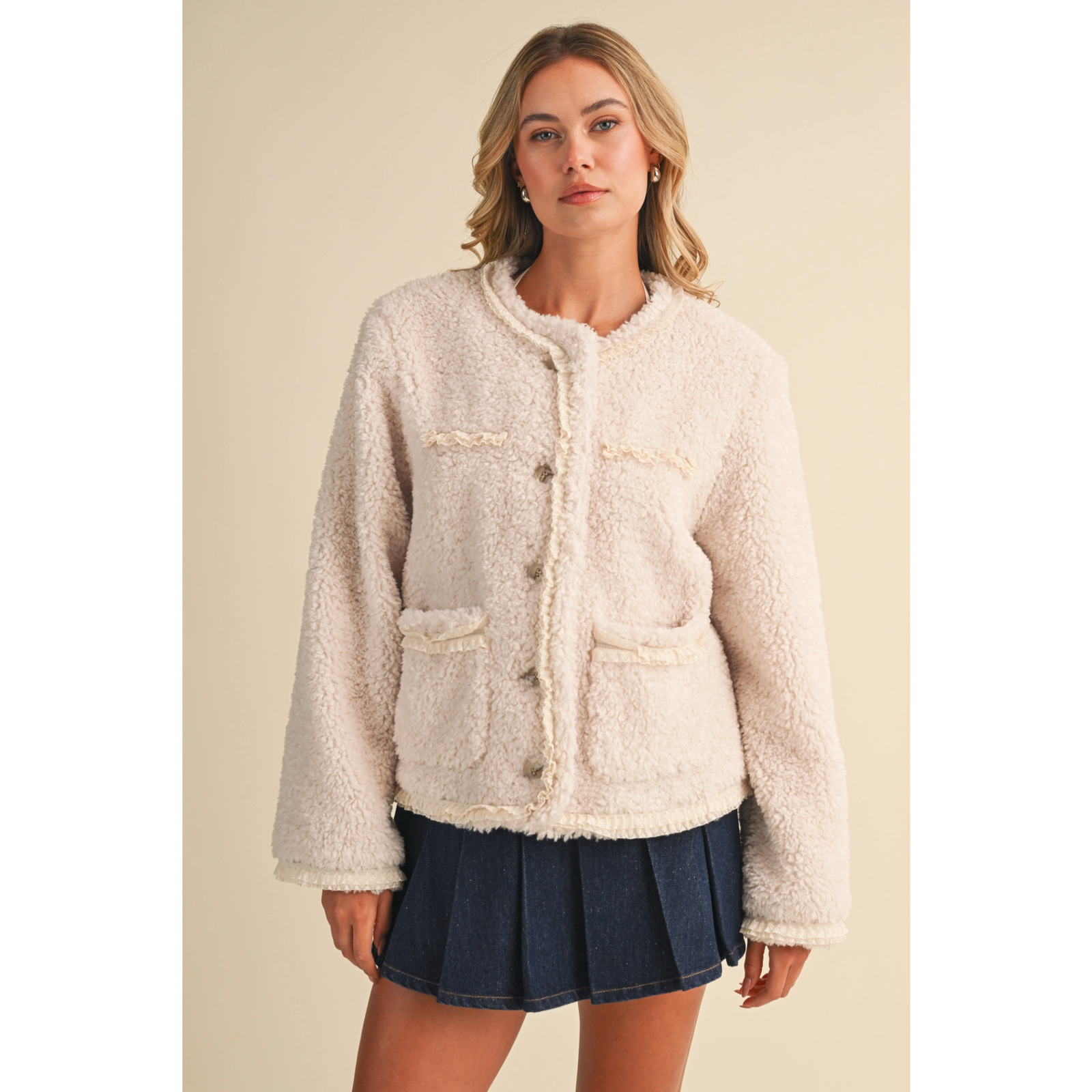 Boucle Sherpa Jacket