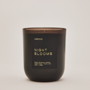 Arroyo Black Glass Candle 10 oz