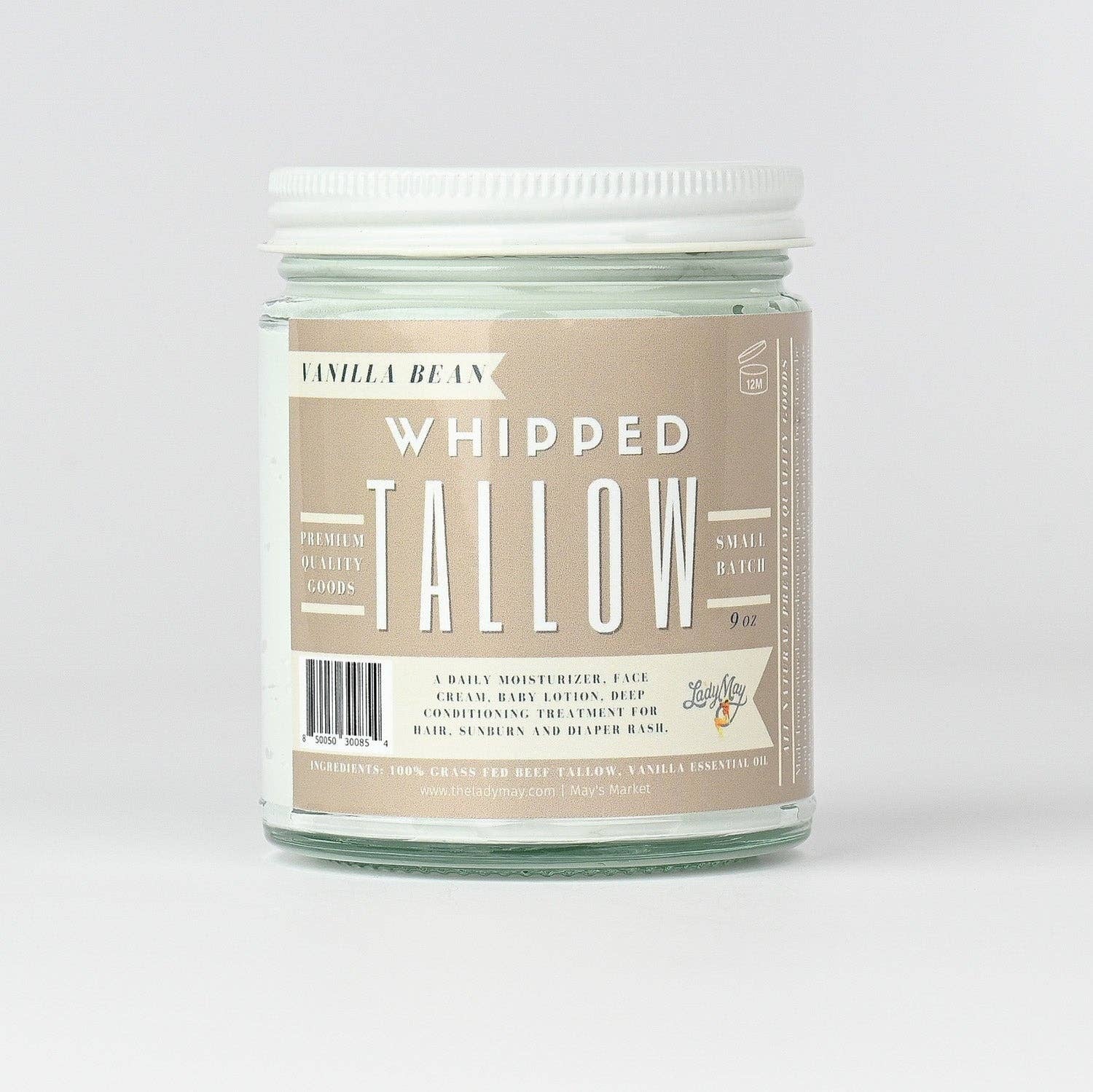 Vanilla Whipped Tallow, 9oz