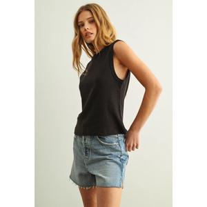 Sleeveless Cotton Top