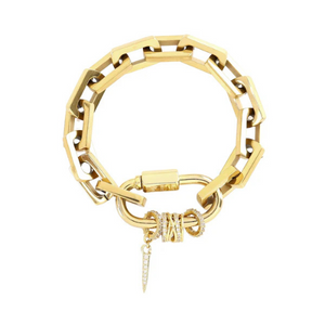 Carabiner Square Spiga Bracelet