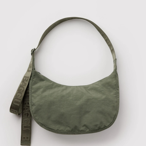 Medium Nylon Crescent Bag