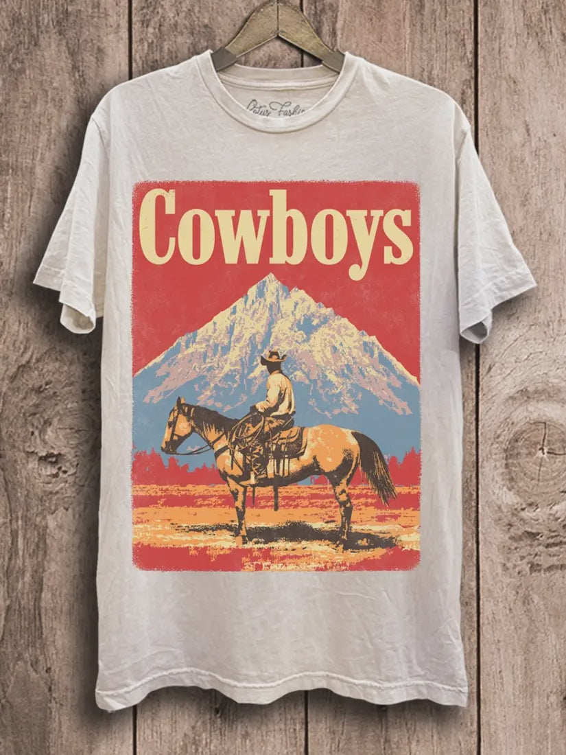 Cowboys Graphic Top