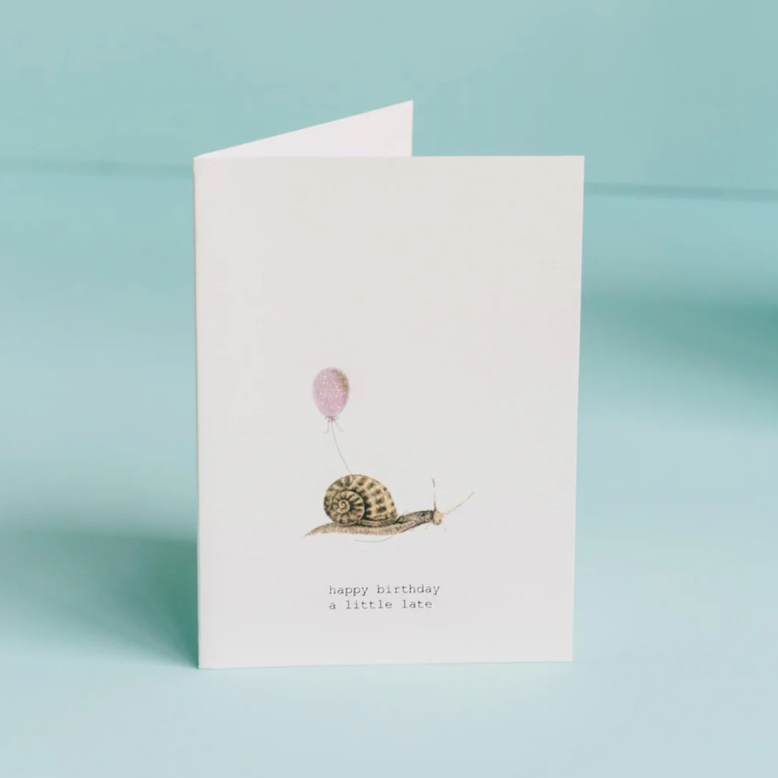 Happy Birthday A Little Late Greeting Card