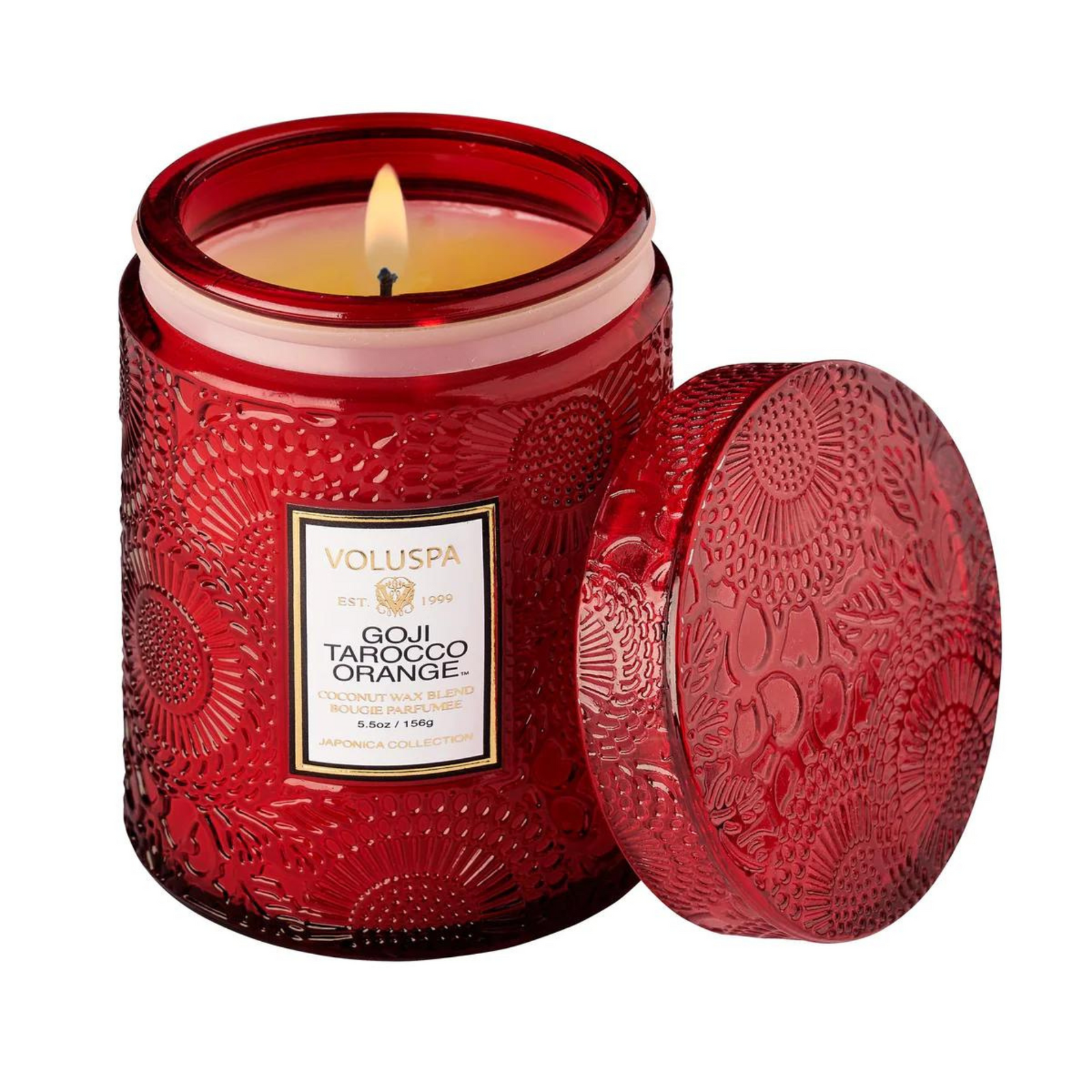 GOJI TAROCCO ORANGE SMALL JAR CANDLE