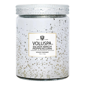 Silver Birch Peppercorn Large Candle