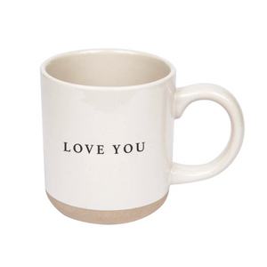 Love You Stoneware Coffee Mug