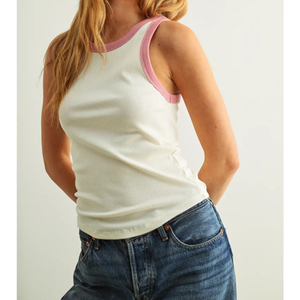 Color Contrasted Tank Top
