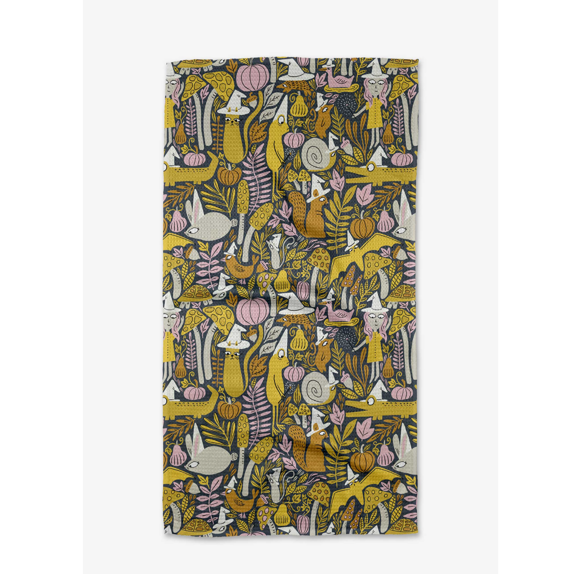 All The Little Witches Geometry Tea Towel