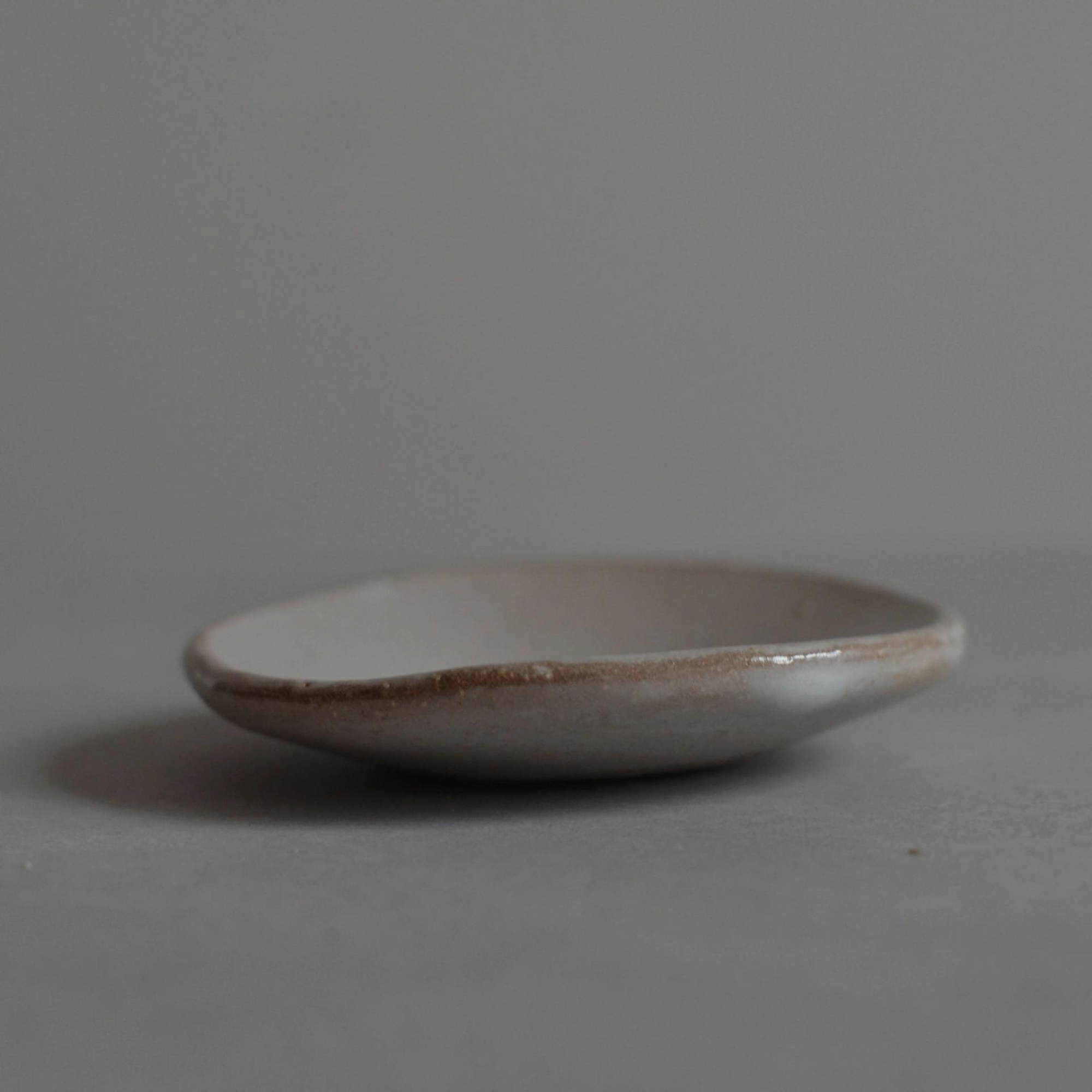 Light Gray Ceramic Incense Plate