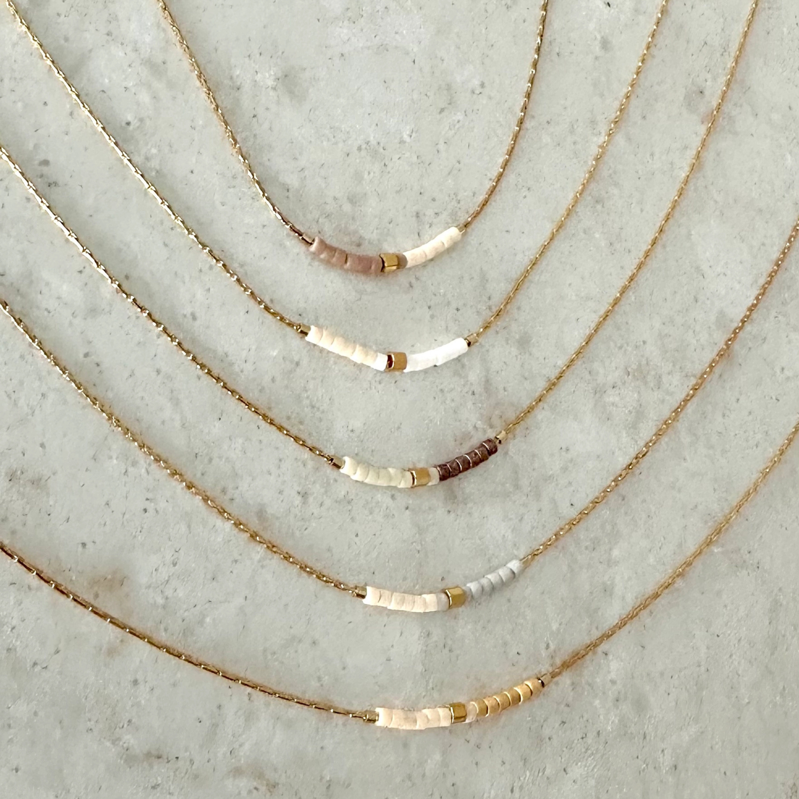 Minimalist Beaded Necklace