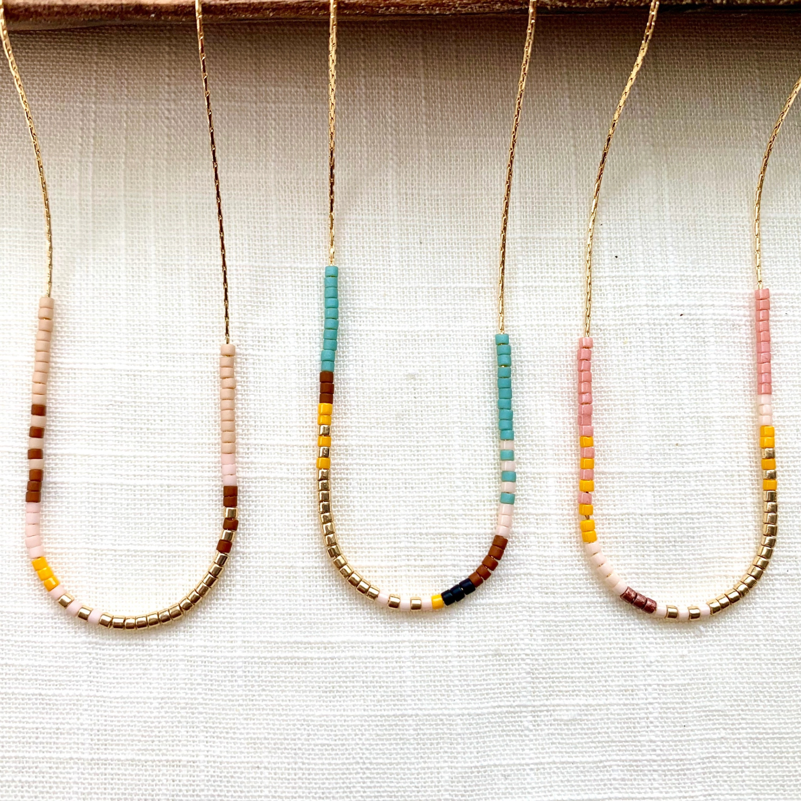 Thin Beaded Necklace