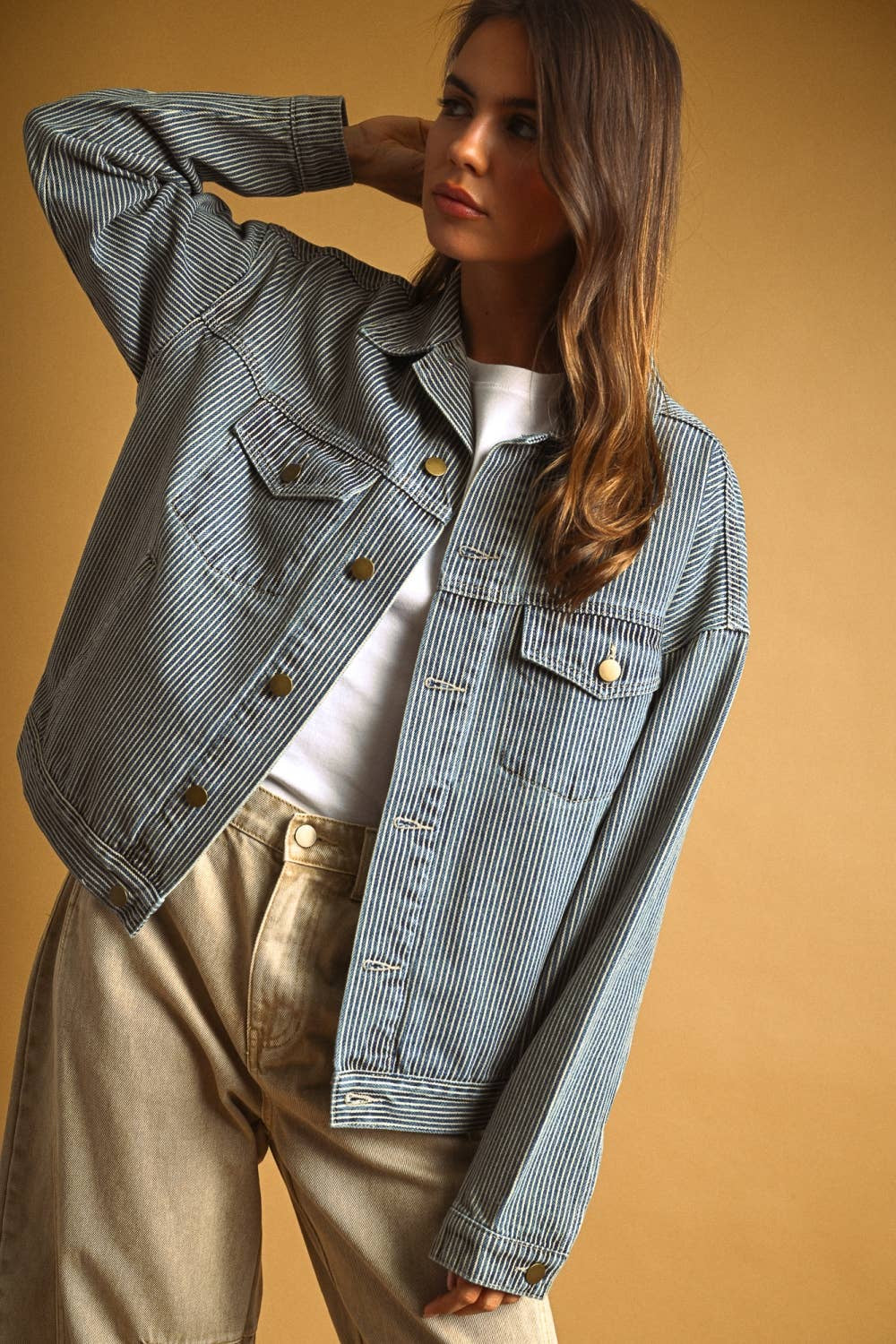 Striped Pattern Jacket