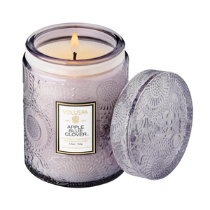 Apple Blue Clover - Small Candle
