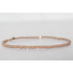 Small Seed Bead Stretch Bracelet