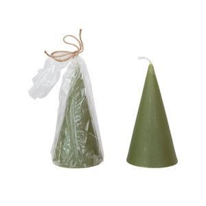 Unscented Tree Shaped Candle