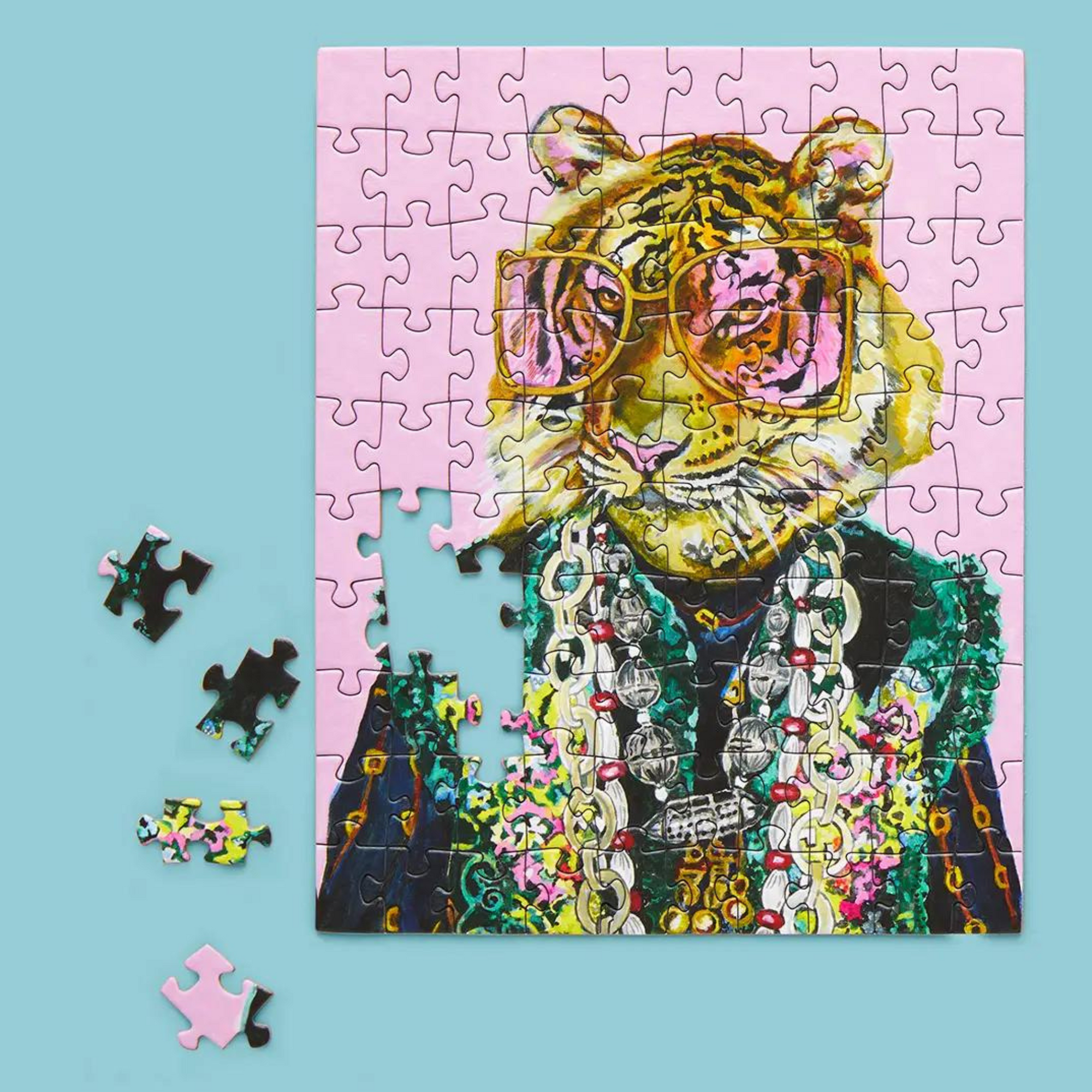Rose Colored Glasses | 100 Piece Puzzle Snax