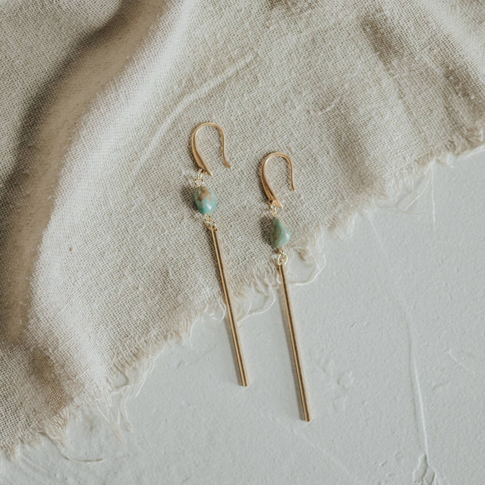 Passerine Earrings // Turquoise