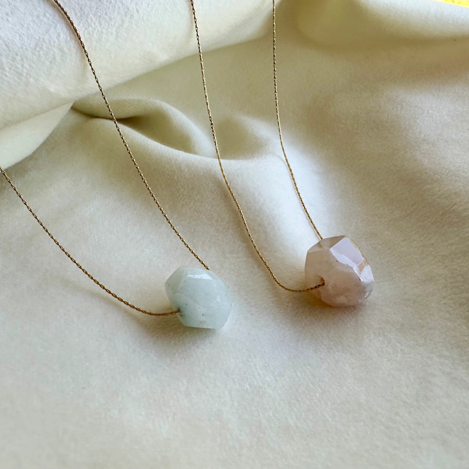 Gemstone Chunk Necklace