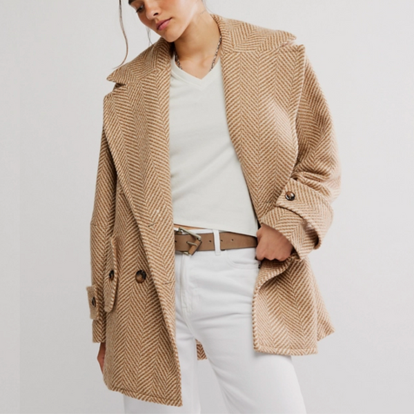 Ari Wool Peacoat - Curio Collective
