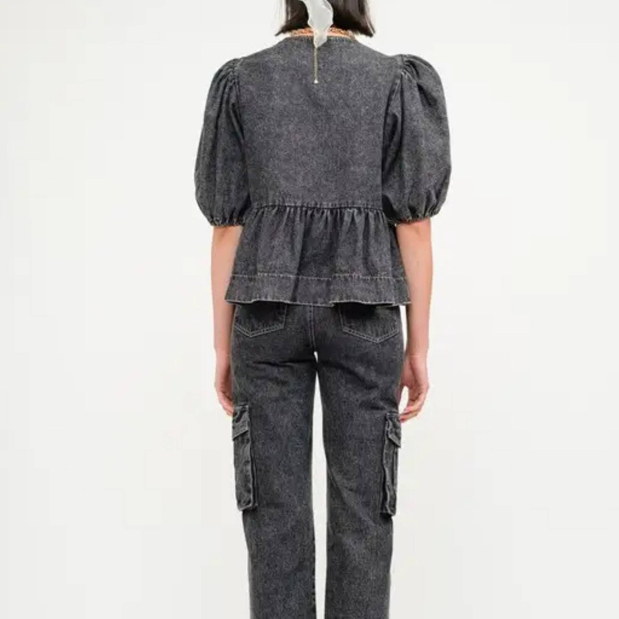 Norah Denim Blouse
