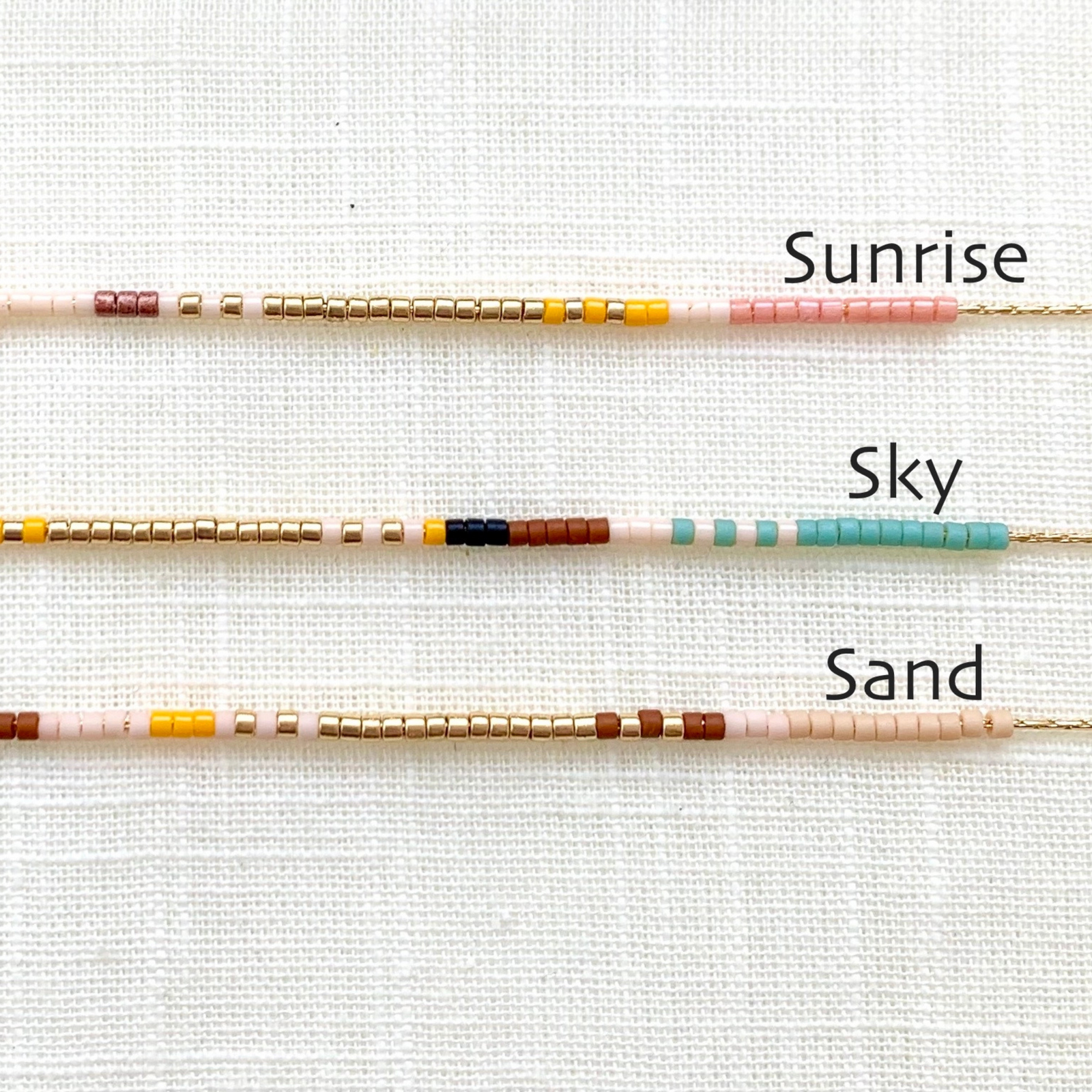 Thin Beaded Necklace