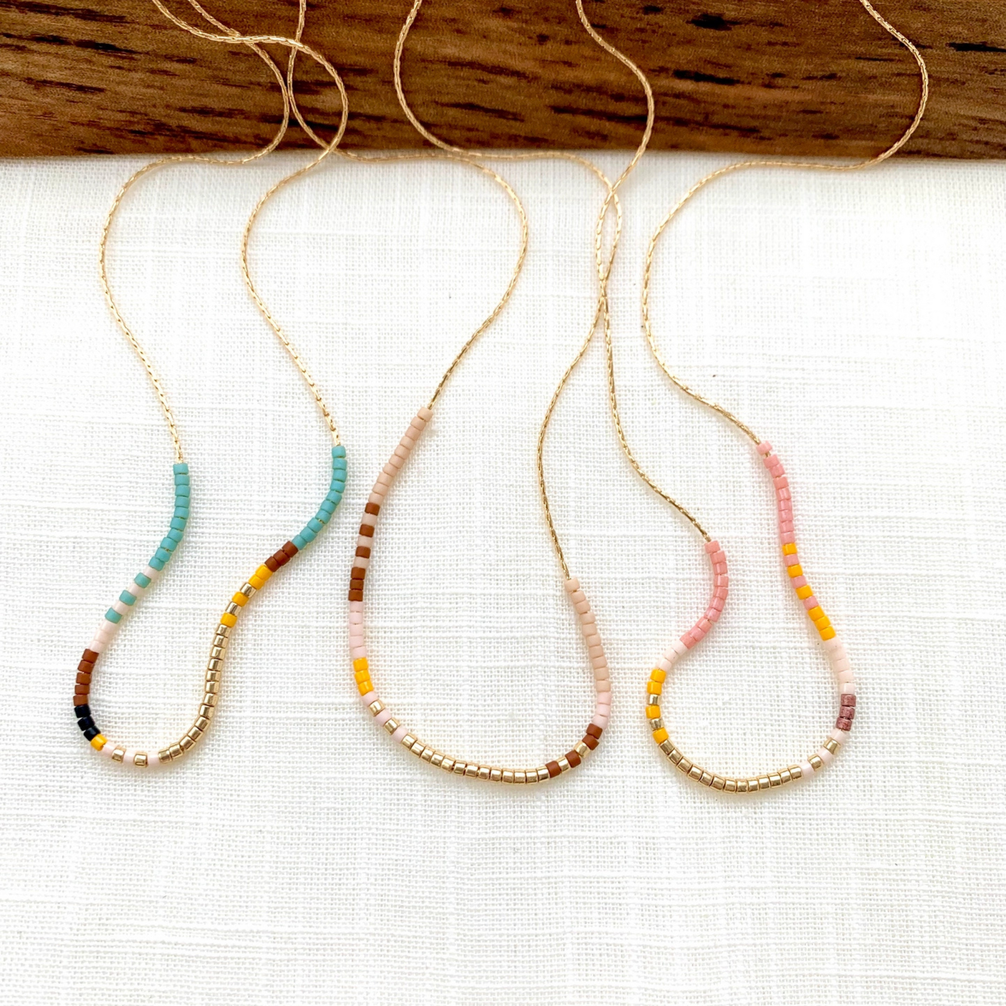 Thin Beaded Necklace