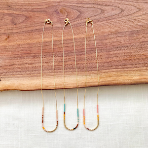 Thin Beaded Necklace