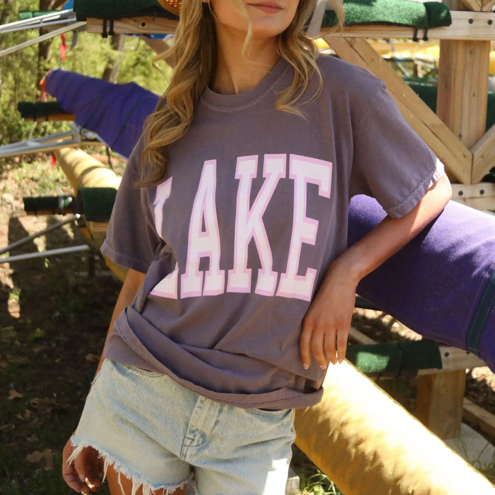 Purple Lake Tee