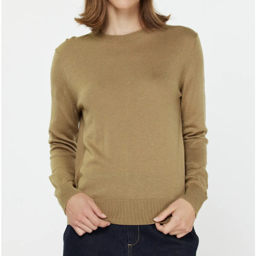 Round Neck Pullover Sweater