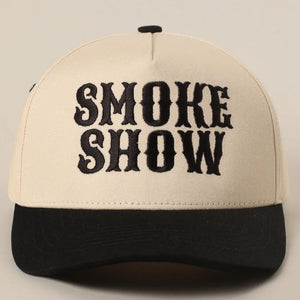 Smoke Show Embroidery Baseball Cap