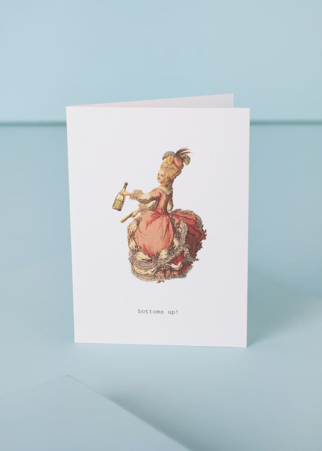 Bottoms Up Greeting Card