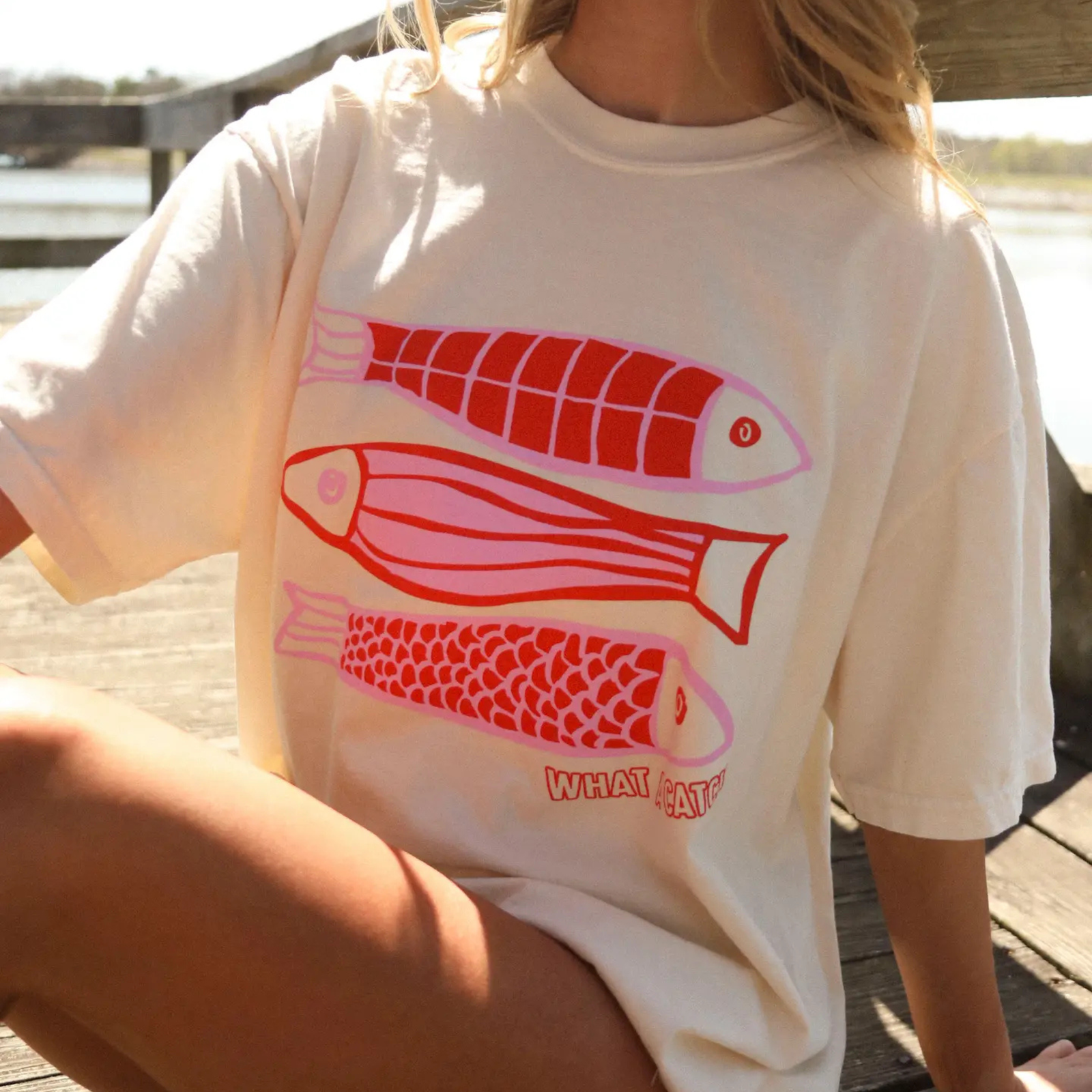 What A Catch Fish Tee