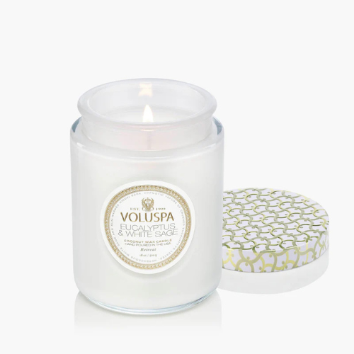 Eucalyptus & White Sage Large Candle
