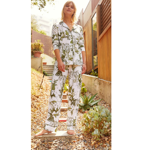 Pima Knit Long-Sleeved Pajama