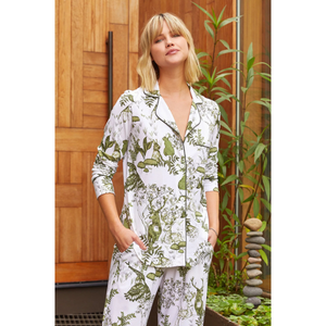 Pima Knit Long-Sleeved Pajama
