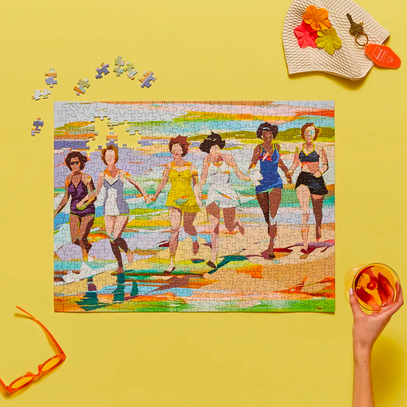 Sunset Swim 500 Piece Puzzle
