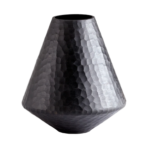 Black Lava Dimple Vase