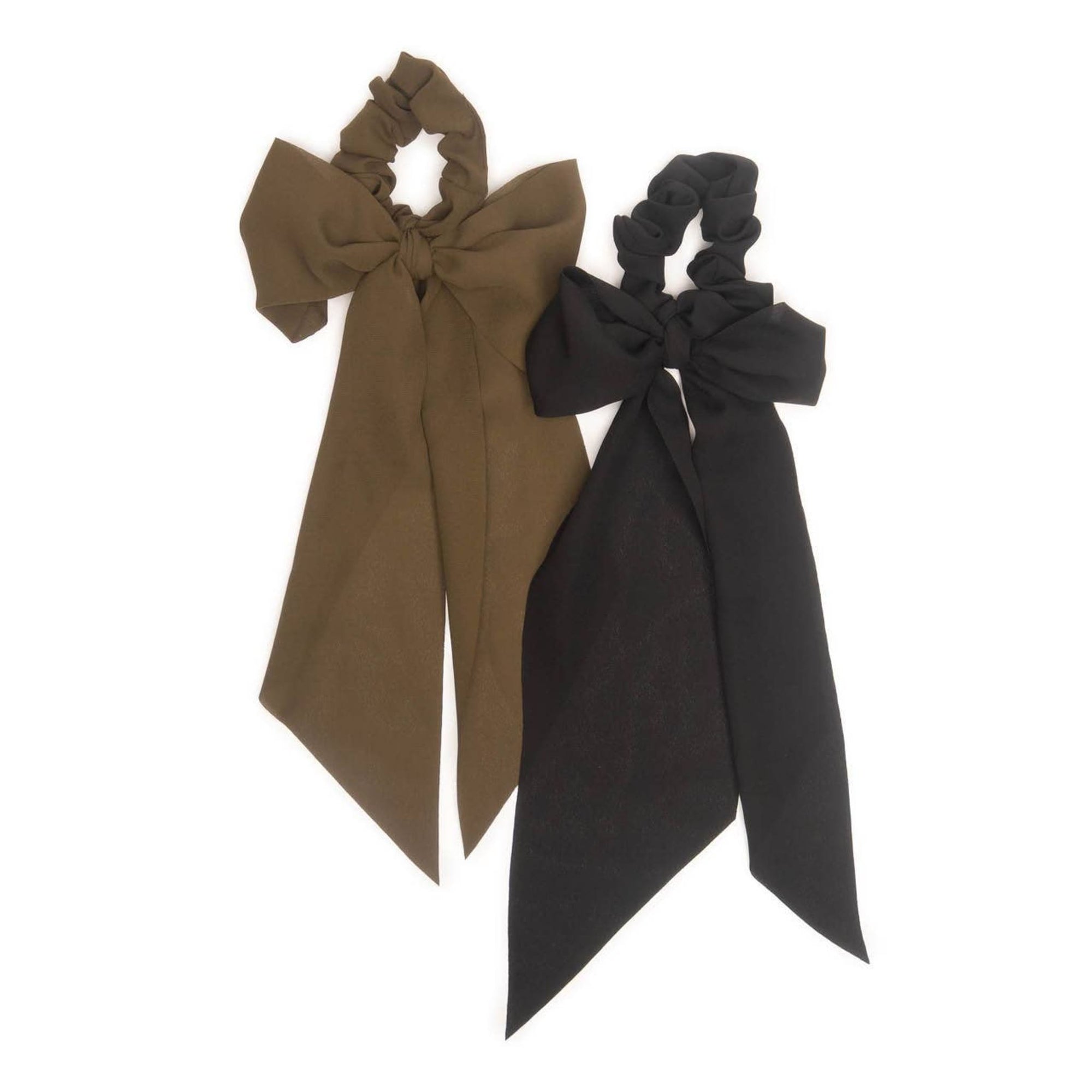 Crepe Scarf Scrunchie 2pc Set
