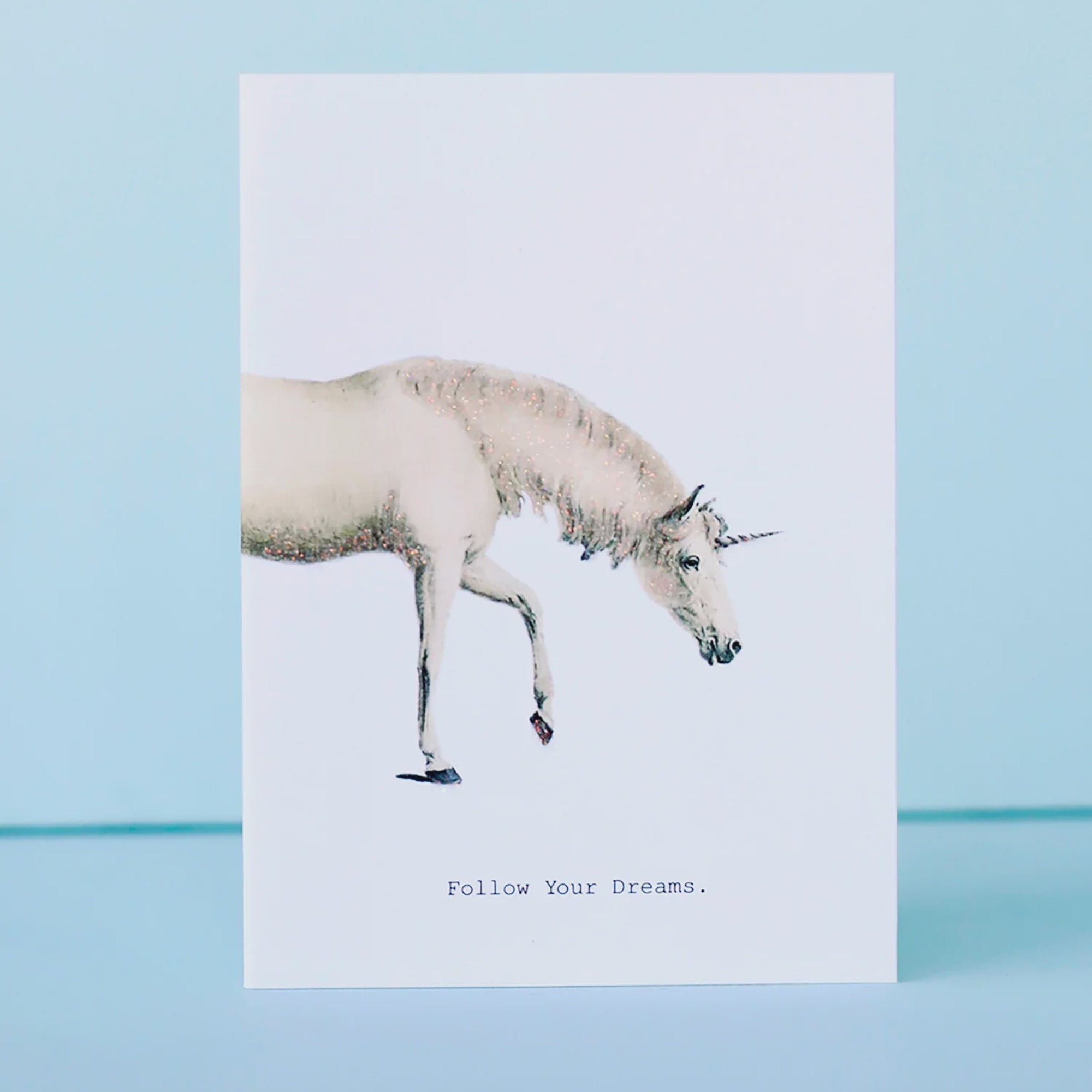 Follow Your Dreams Unicorn Greeting Card