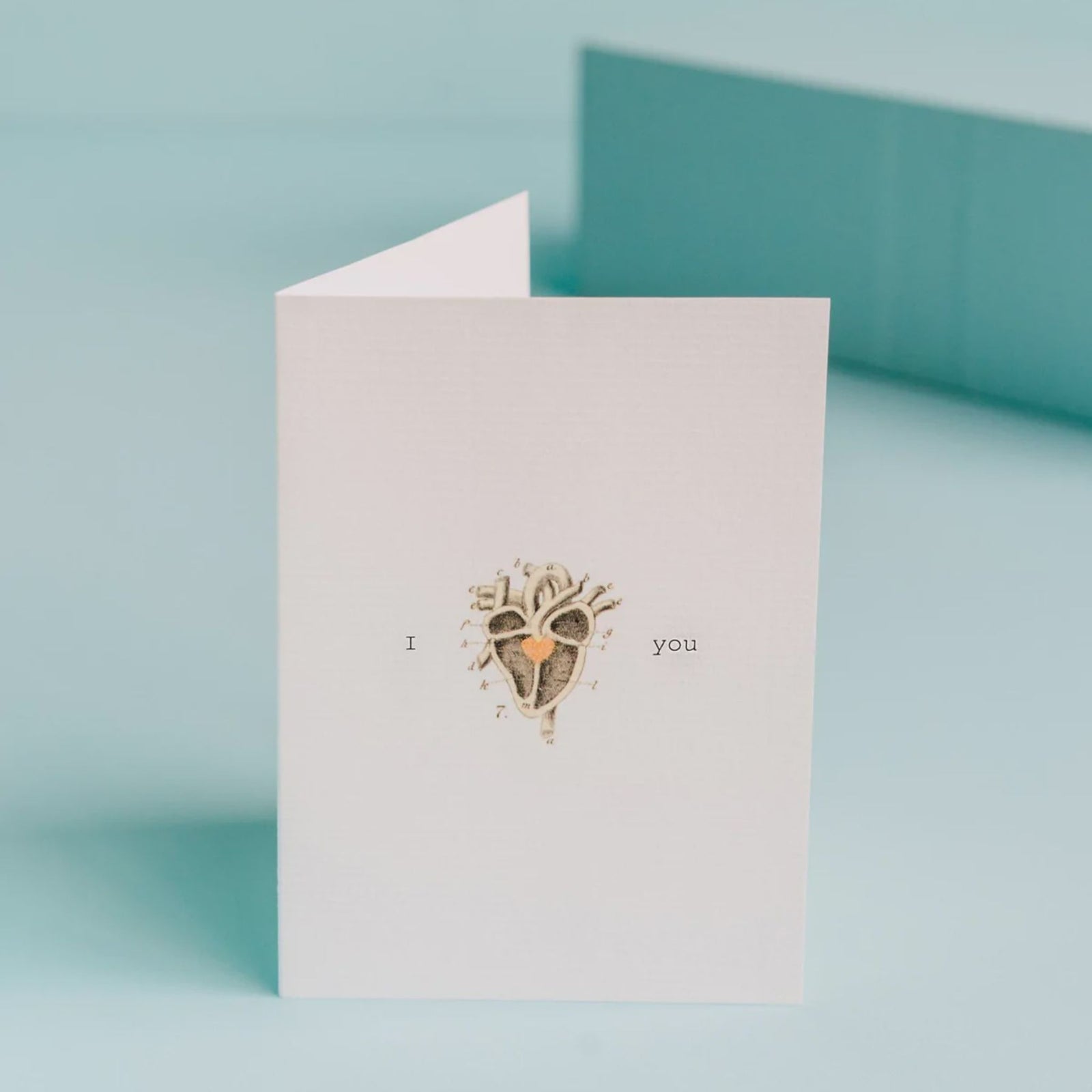 I Heart You Greeting Card