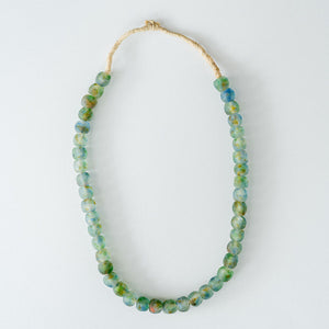 Aqua Recycled Glass Beads