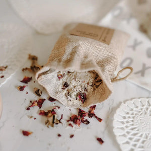 Rose Petal + Herbal Oatmeal Bath Soak | Bath Tea