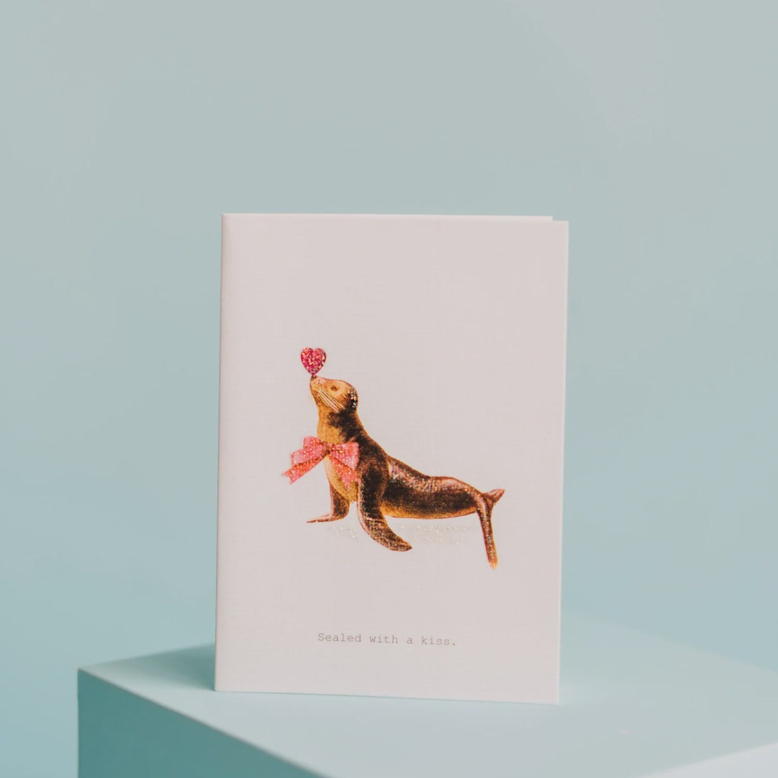 Sealed With A Kiss Greeting Card