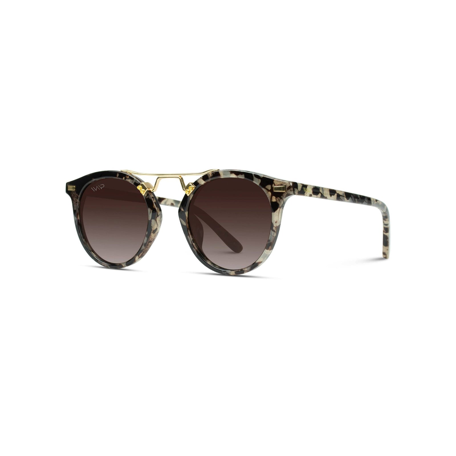 Skyler Round Sunglasses- Tortoise