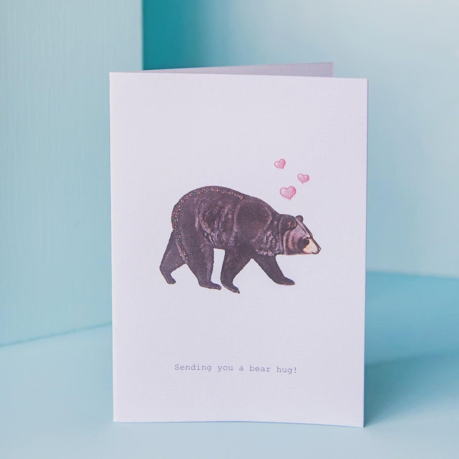 BEAR HUG GREETING CARD