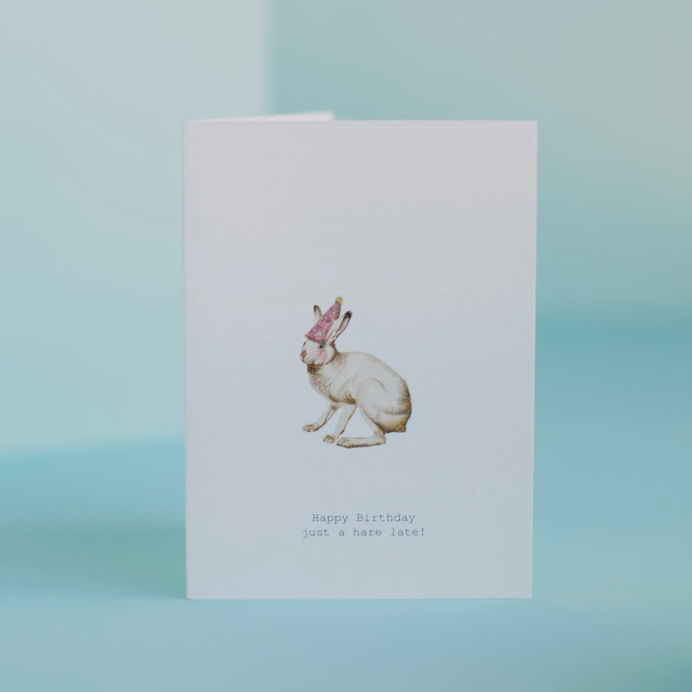A Hare Late Greeting Card