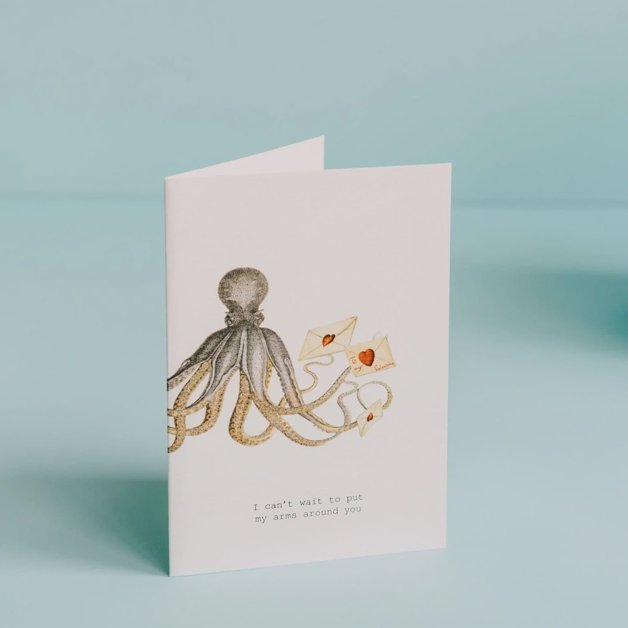 Can't Wait To Put My Arms Around You Greeting Card