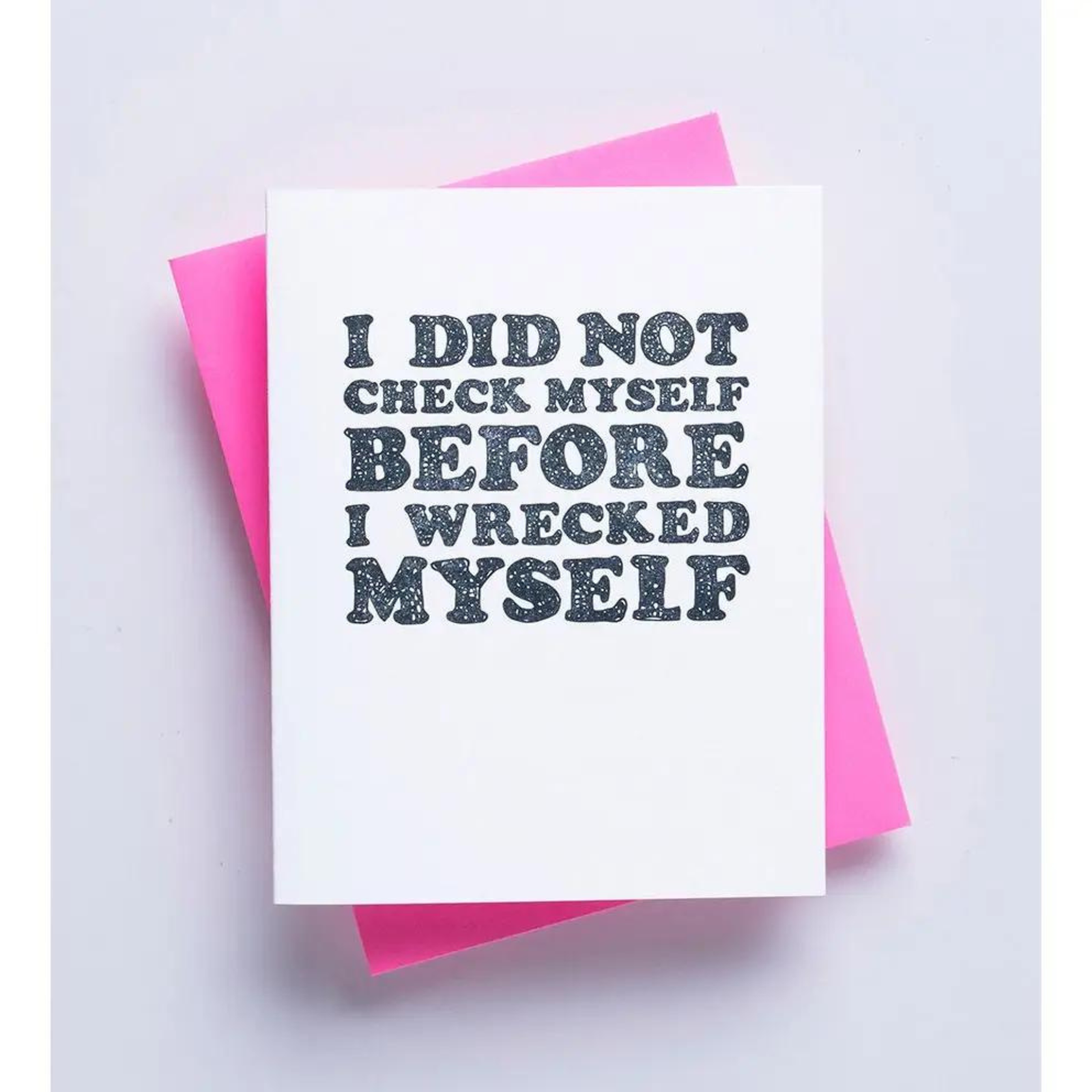 Check Myself Greeting Card